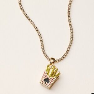 Kate Spade ♠️ x Target 🎯 French Fry Charm Tennis Necklace